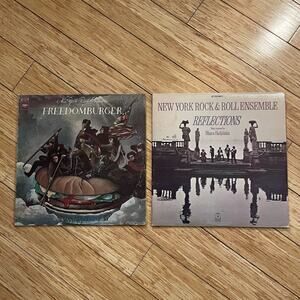 Lot of 2 New York Rock Ensemble LPs vintage vinyl records
